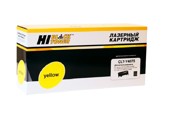 Картридж Samsung CLP-320/320N/ CLX-3185/3185N/FN (Hi-Black Toner) CLT-K407S ( Yellow )