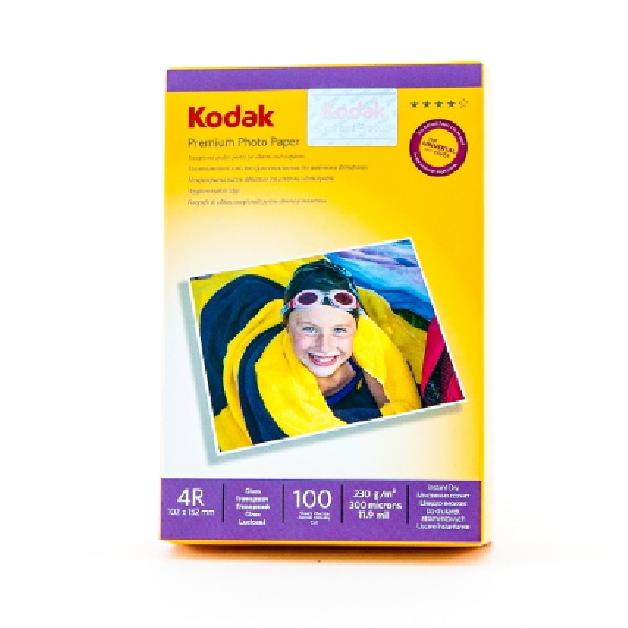 10*15 230 г/м 100л глянцевая Kodak