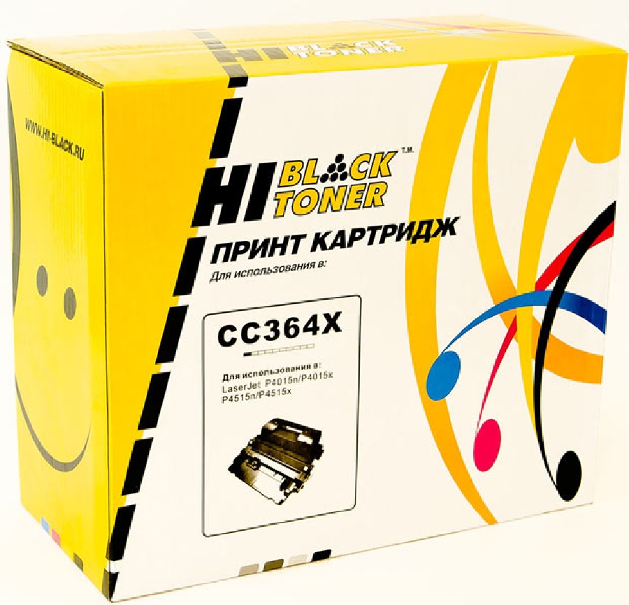 Картридж Hi-Black Toner для HP LJ P4015/ P4515 (CC364X) с чипом, 24K