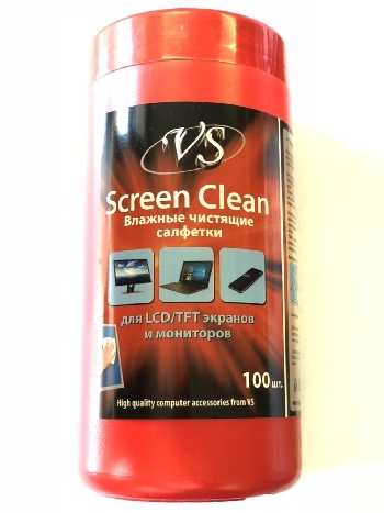 Чистящие салфетки VS для LCD/TFT мониторов Screen Clean