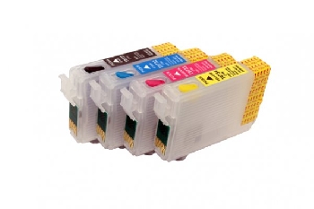Перезаправляемые картриджи (ПЗК) Epson T40W, TX300F, TX510FN, TX600FW - комплект 4 шт Revcol