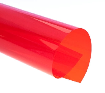 Обложки пластиковые тонированные, красные, А4 150 микр Yu