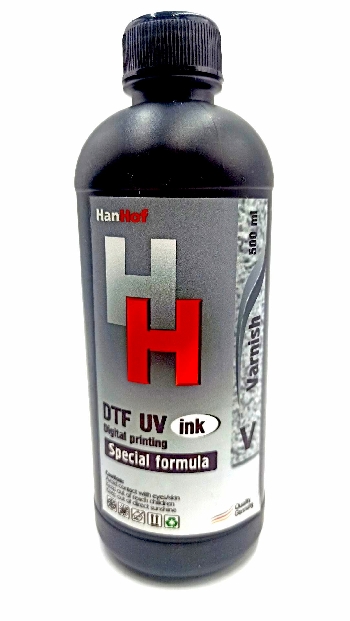 УФ чернила UV-DTF Han Hof 500мл./бут. Varnish (UV DTF технология)