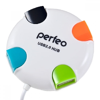 USB-хаб Perfeo PF-VI-H020 White