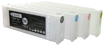 Перезаправляемые картриджи ( ПЗК) для Epson SureColor SC - S30610 и SC - S50610 4 цвета по 700мл