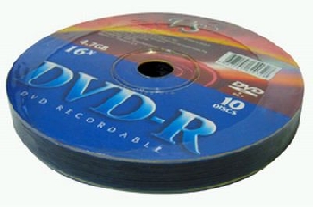 DVD-R  (10) 4.7GB VS 16x Shrink