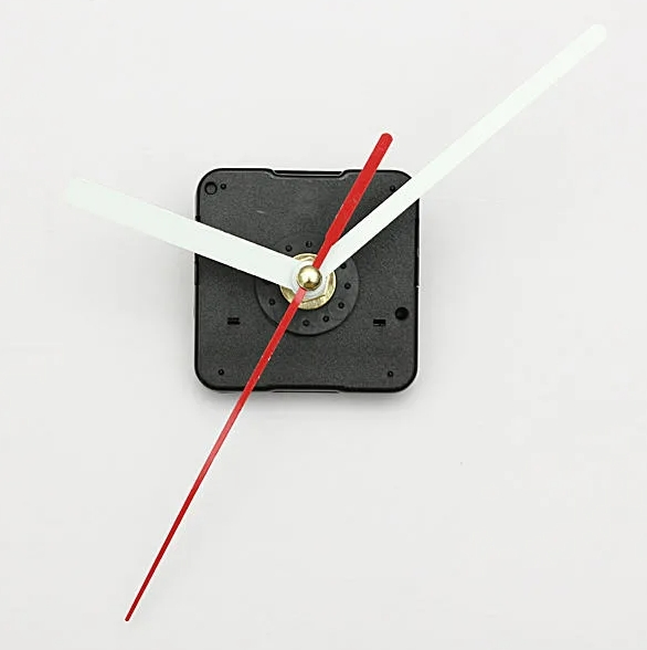 Часовой механизм комплект (белые стрелки)