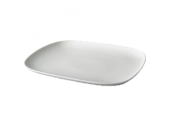 Тарелка для сублимации, прямоугольная( белая ),  керамическая  17см Х 28см