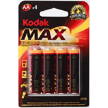 Батарейка Kodak MAX LR6-4BL [KAA-4 ]