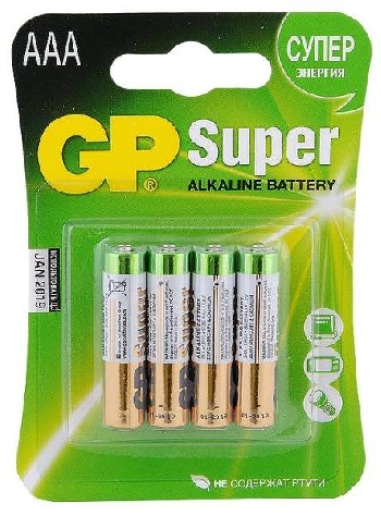 Батарейка Gp LR03-4BL