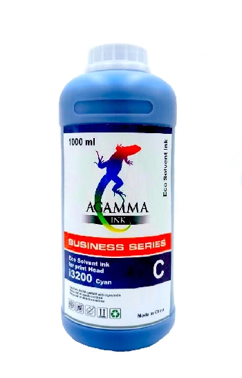 Экосольвентные чернила AGAMMA Business Series for i3200 1л./бут. Cyan